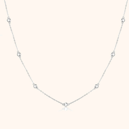 Stilvolle Zirkonia-Halskette – Elena