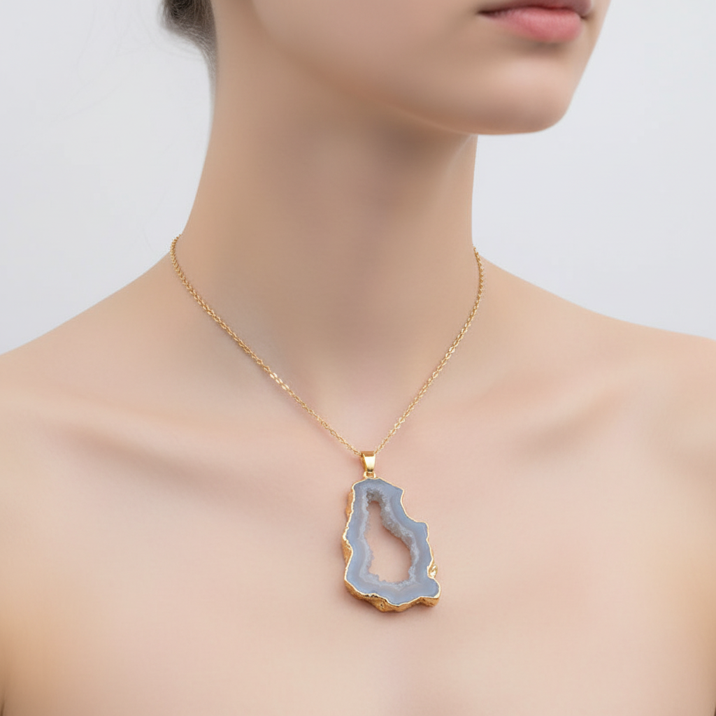 Natürlicher Kristall-Anhänger - GeoJewelry