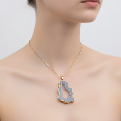 Natürlicher Kristall-Anhänger - GeoJewelry