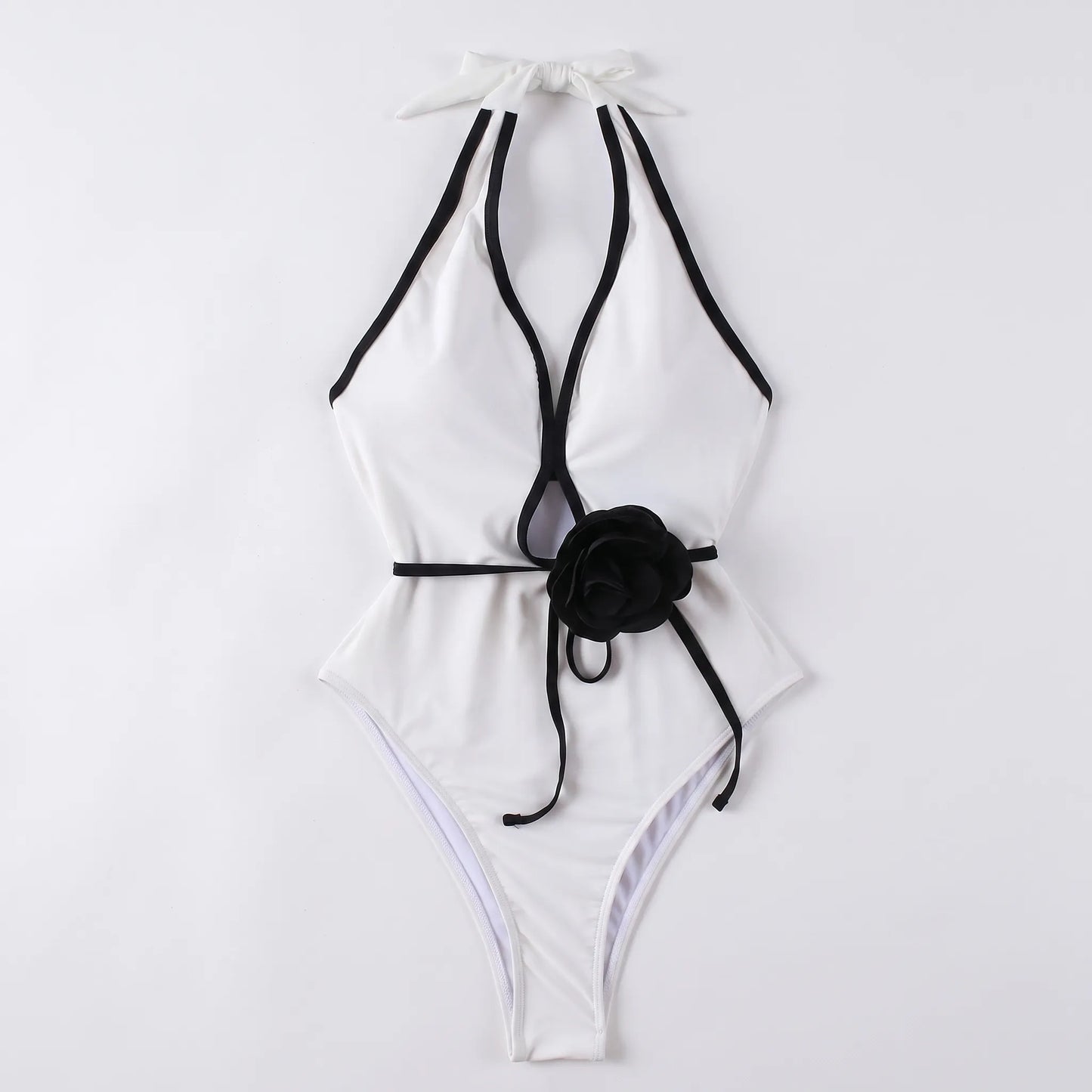 Neckholder-Badeanzug - Florisia