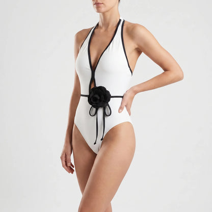 Neckholder-Badeanzug - Florisia