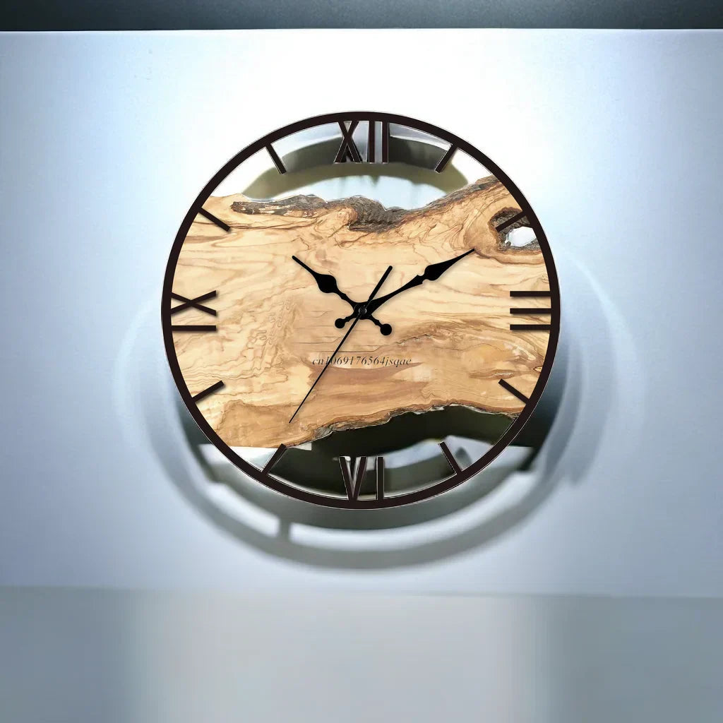 Transparente Wanduhr – Glimmor