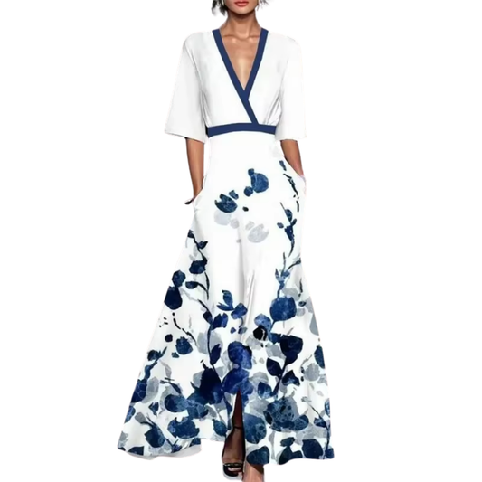 Sommerkleid - Lola | Luxuriöses Kleid mit Taillenband