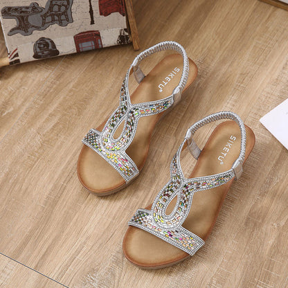 Luxus Damen Sandalen mit Keilabsatz – Celeste