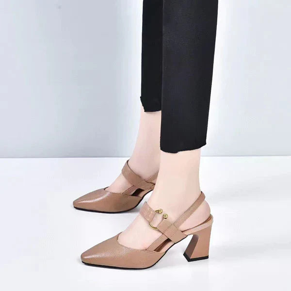 Orthopädische Sandalen mit Absatz – Vionna