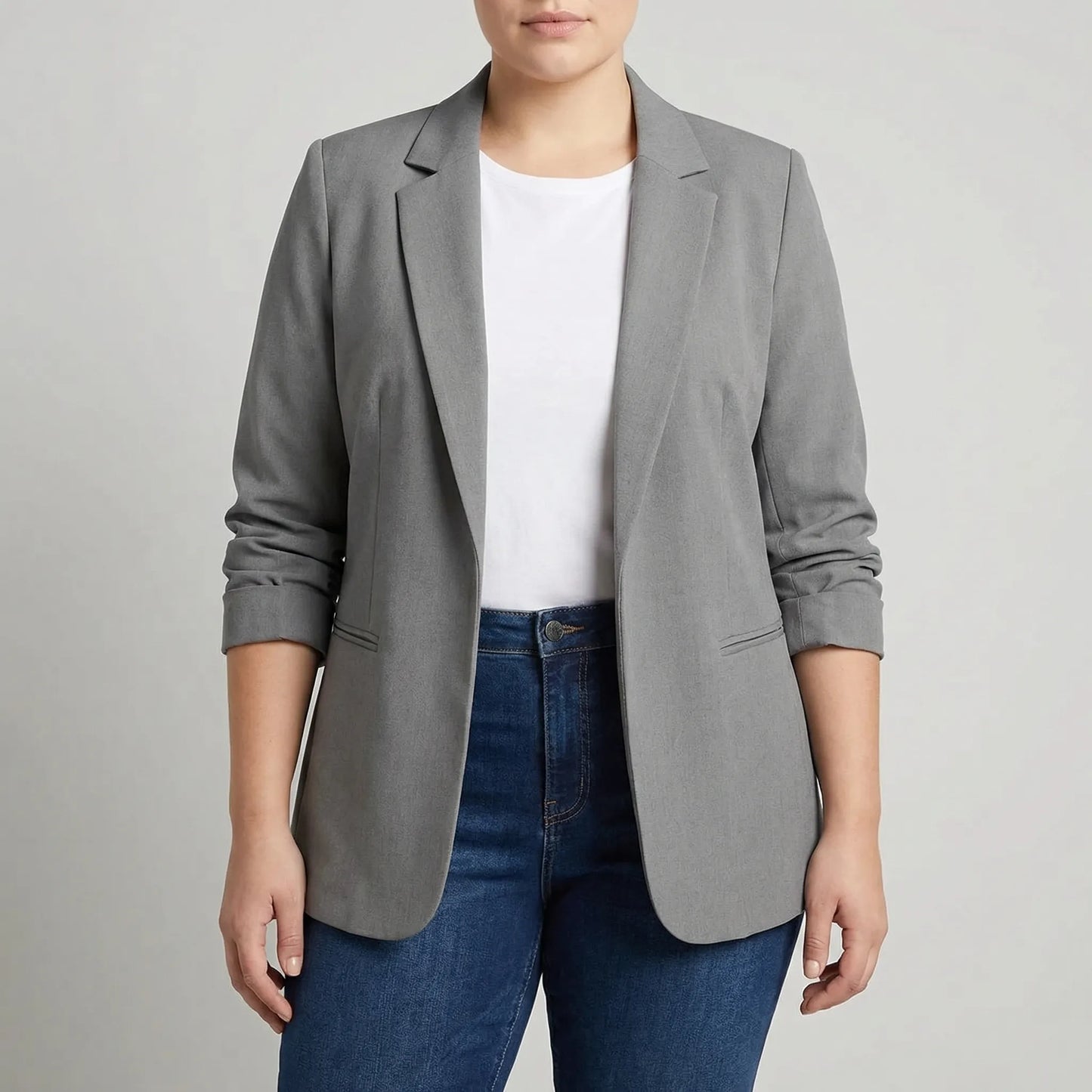 Offener Damenblazer In Großen Größen - Louise