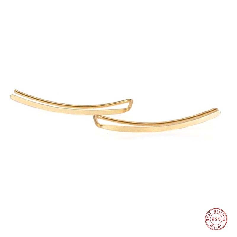 Ohrringe Aus Sterlingsilber - CuffGold
