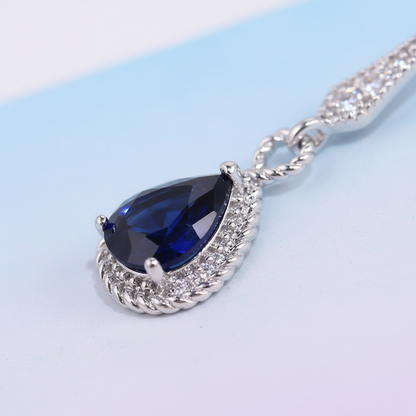 Ohrringe Mit Blauen Steinen - BlueGlow