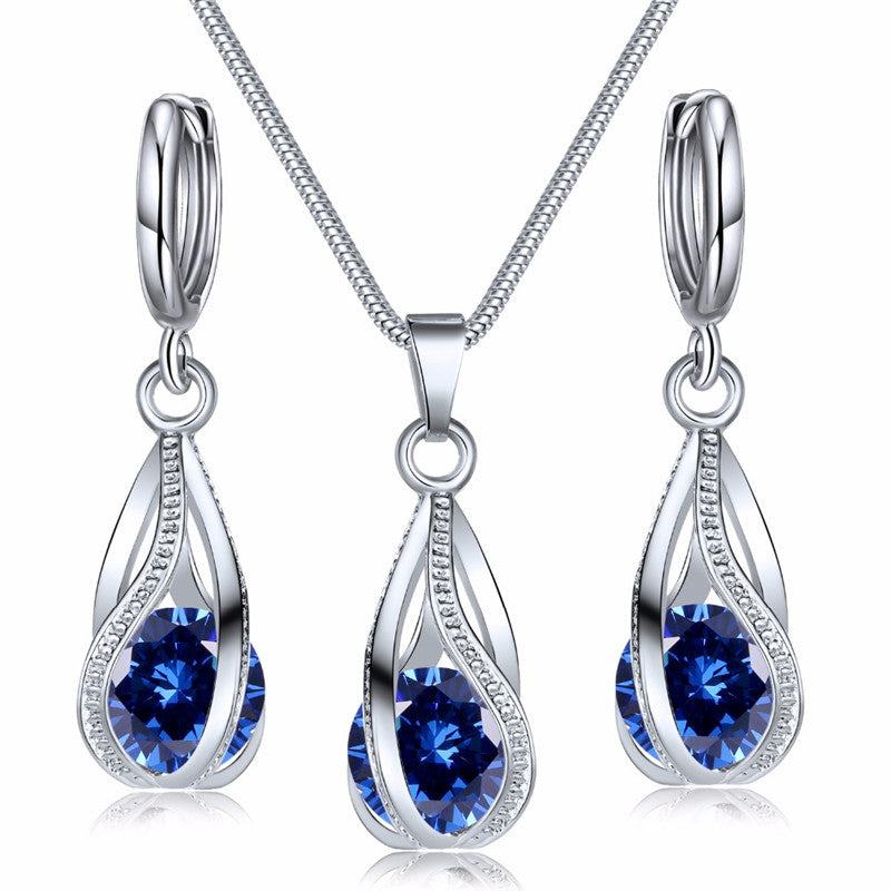 Ohrringe Und Halskette - SparkleJewelry