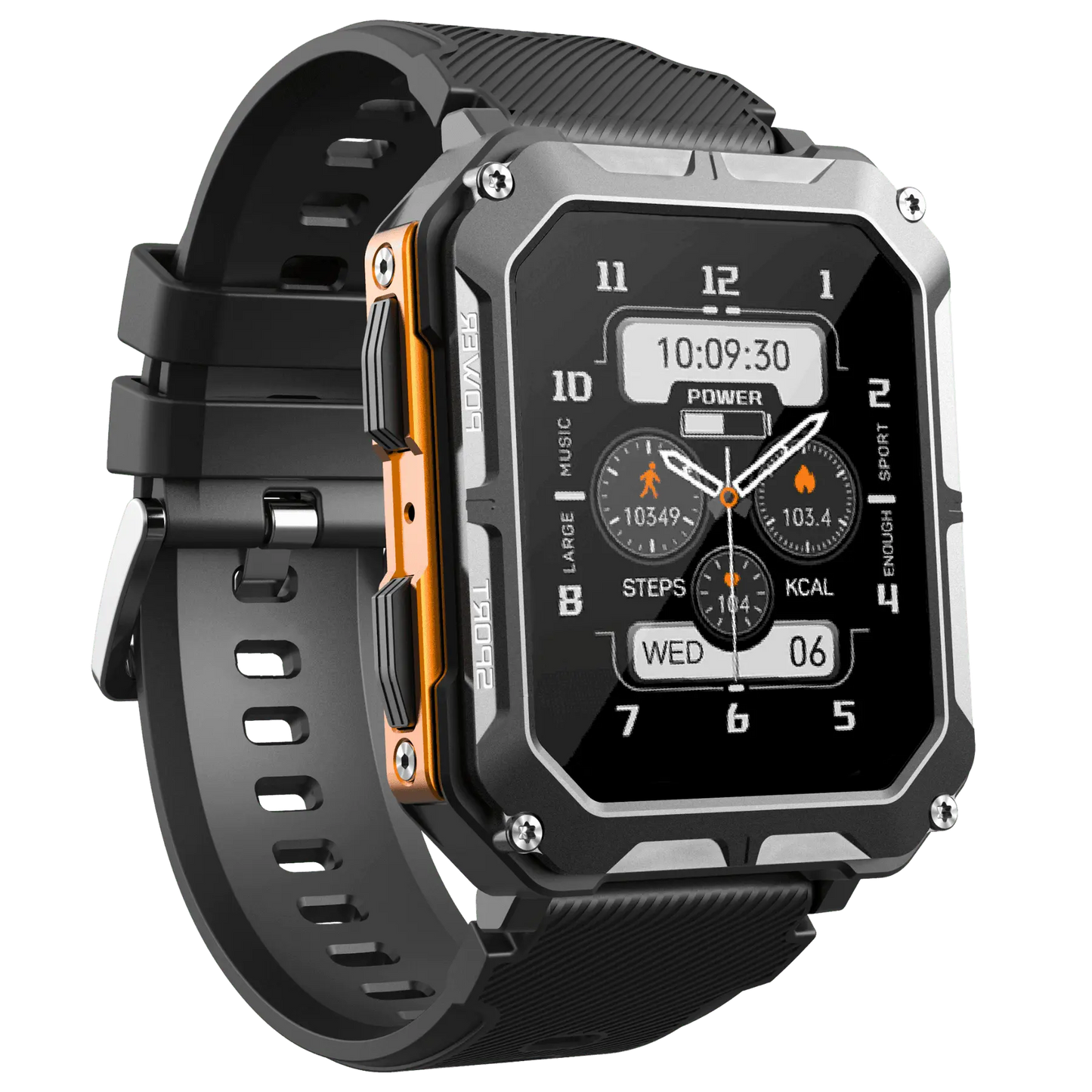 Robuste Smartwatch mit Herzfrequenzmesser & Schrittzähler - EnduranceX
