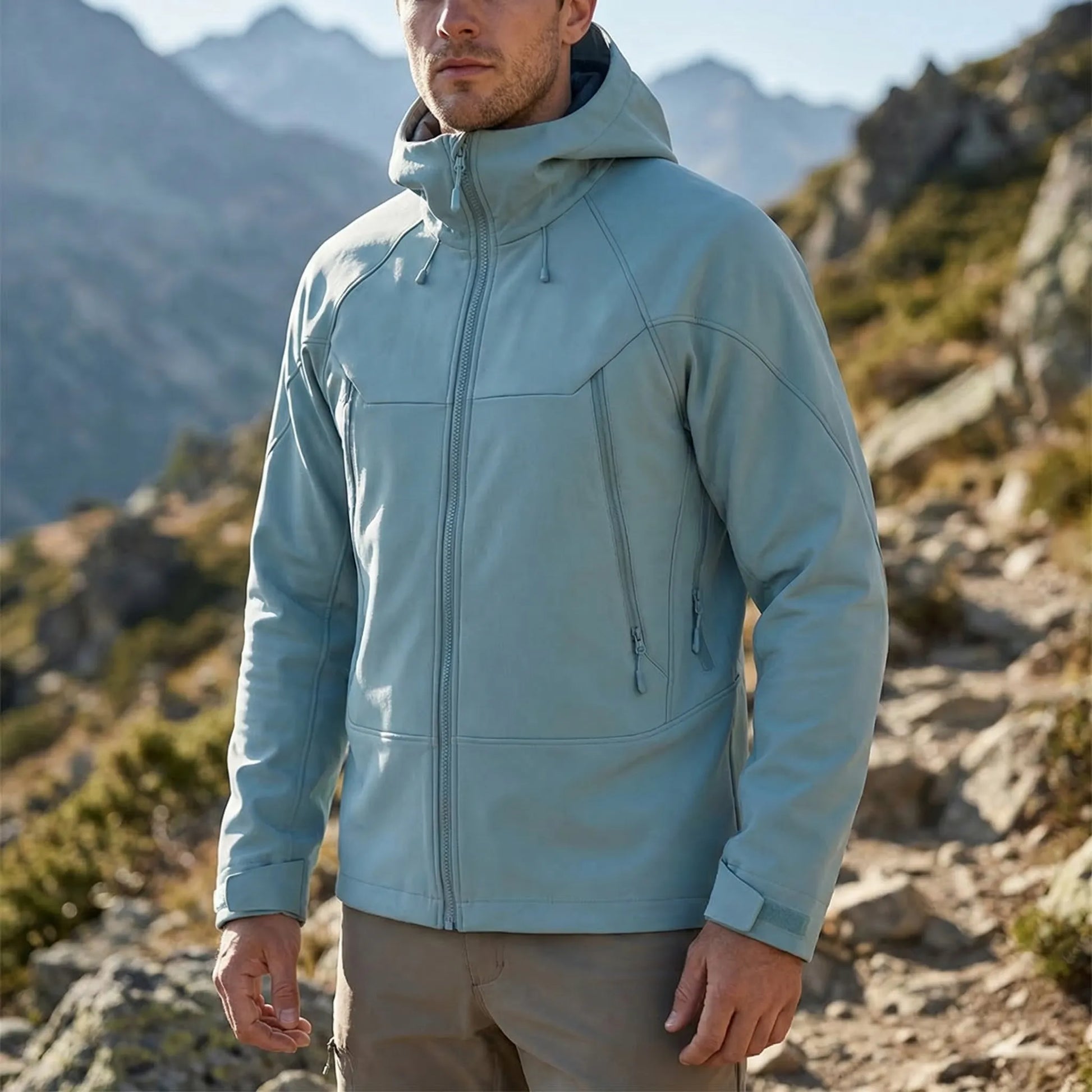 Outdoor-Funktionsjacke Mit Kapuze -  Shellrix