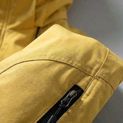 Outdoor-Jacke Mit Kapuze Und Reißverschluss -  Ridgorn
