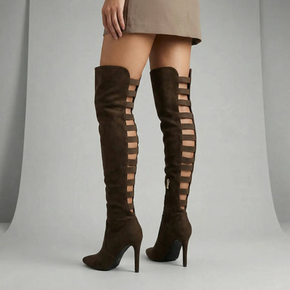 Overknee-Stiefel Mit Hohem Absatz - Lynn