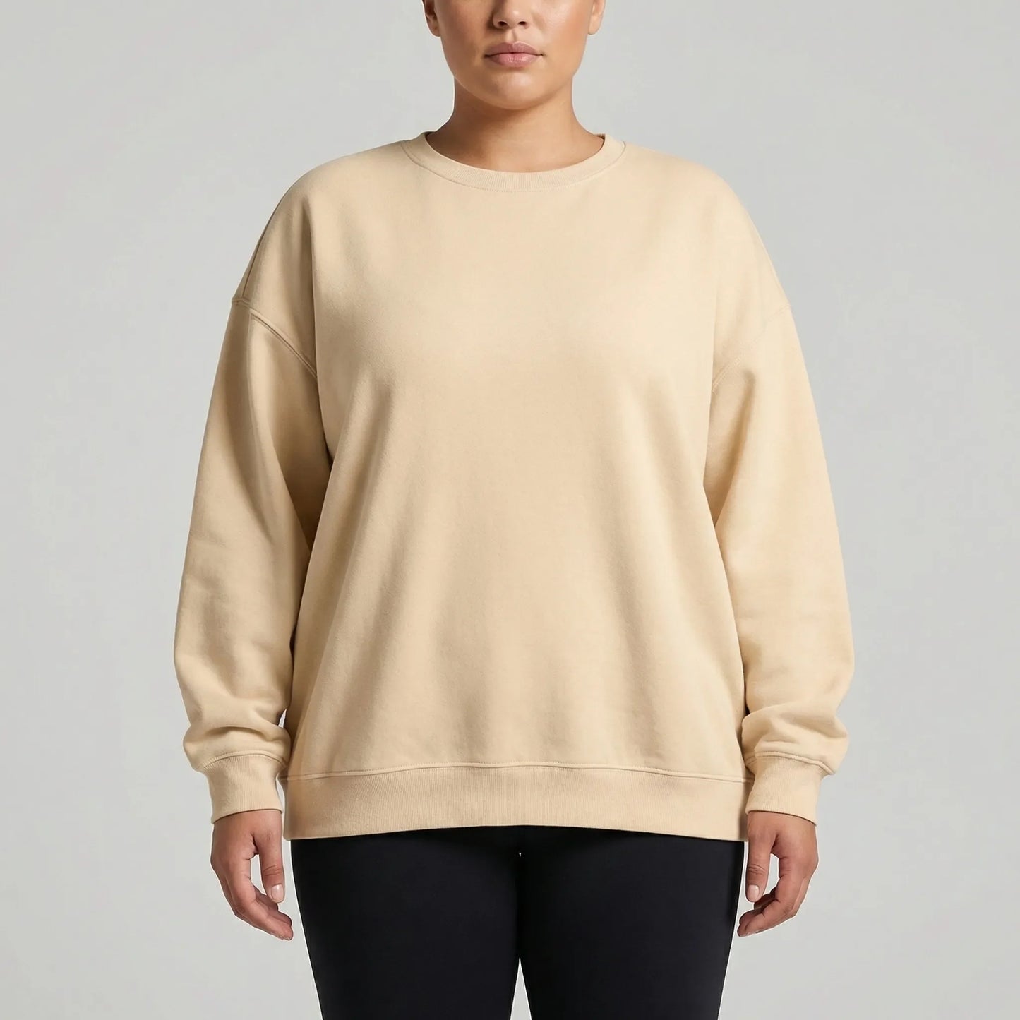 Oversize Sweatshirt Mit Rundhalsausschnitt - Christy