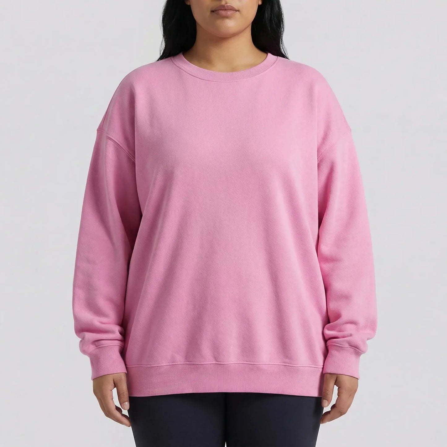 Oversize Sweatshirt Mit Rundhalsausschnitt - Christy