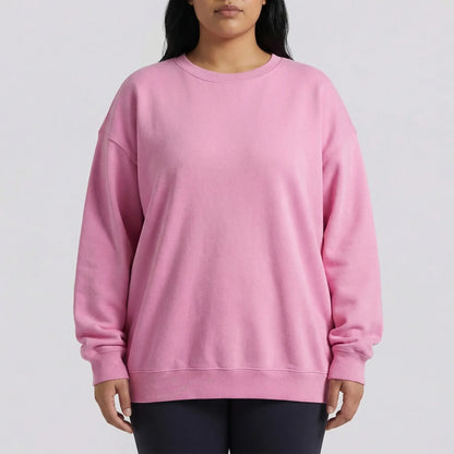 Oversize Sweatshirt Mit Rundhalsausschnitt - Christy