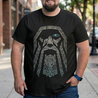 Oversize T-Shirt Mit Nordischem Print - Calvin