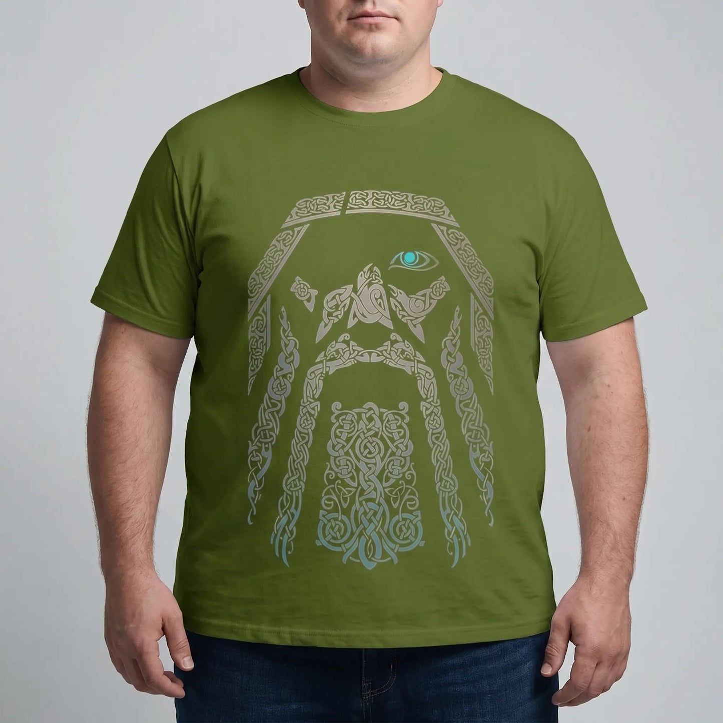 Oversize T-Shirt Mit Nordischem Print - Calvin