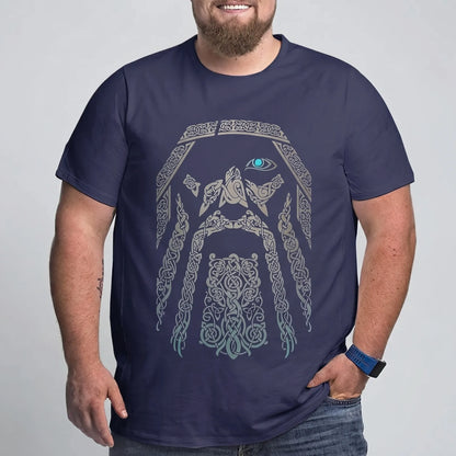 Oversize T-Shirt Mit Nordischem Print - Calvin