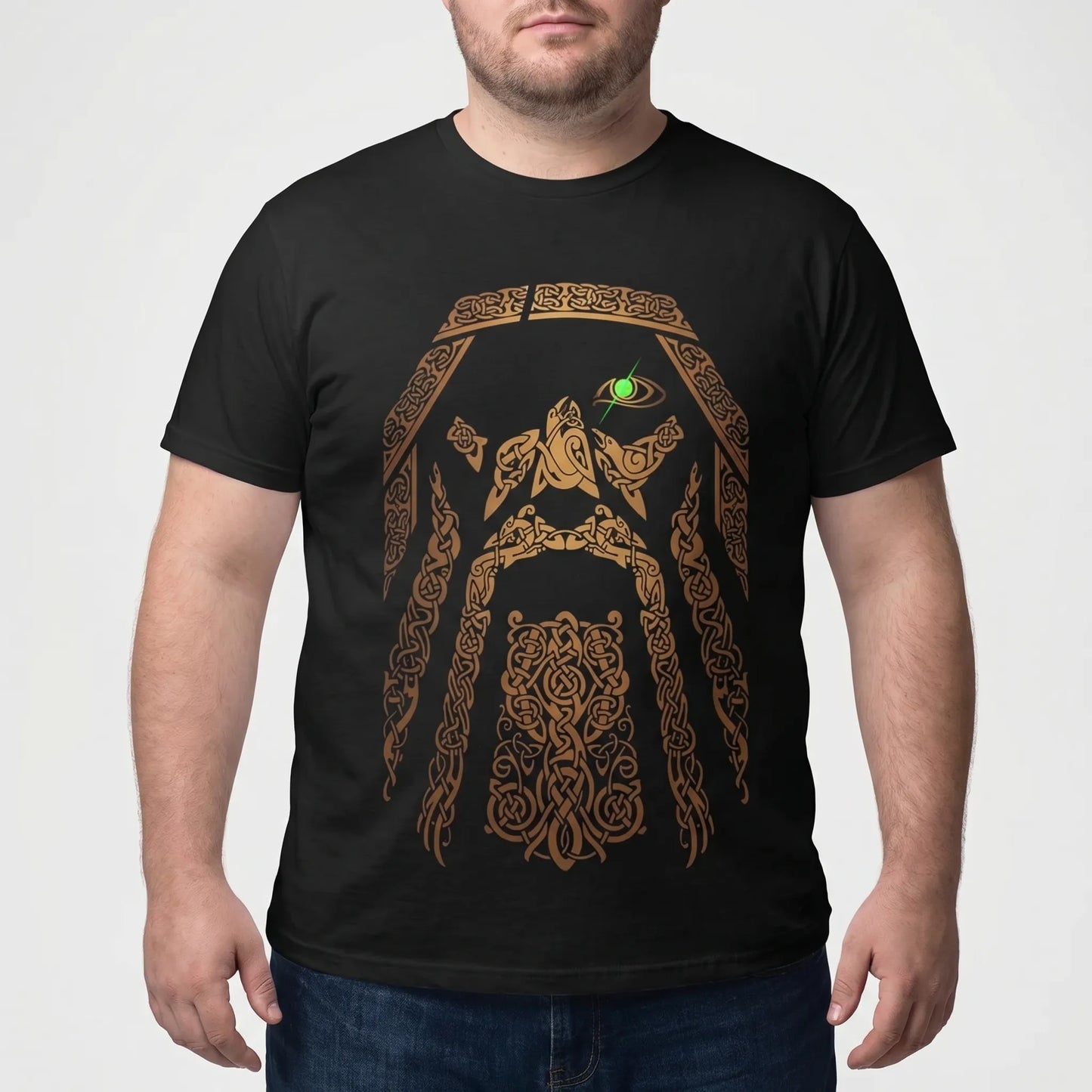 Oversize T-Shirt Mit Nordischem Print - Calvin