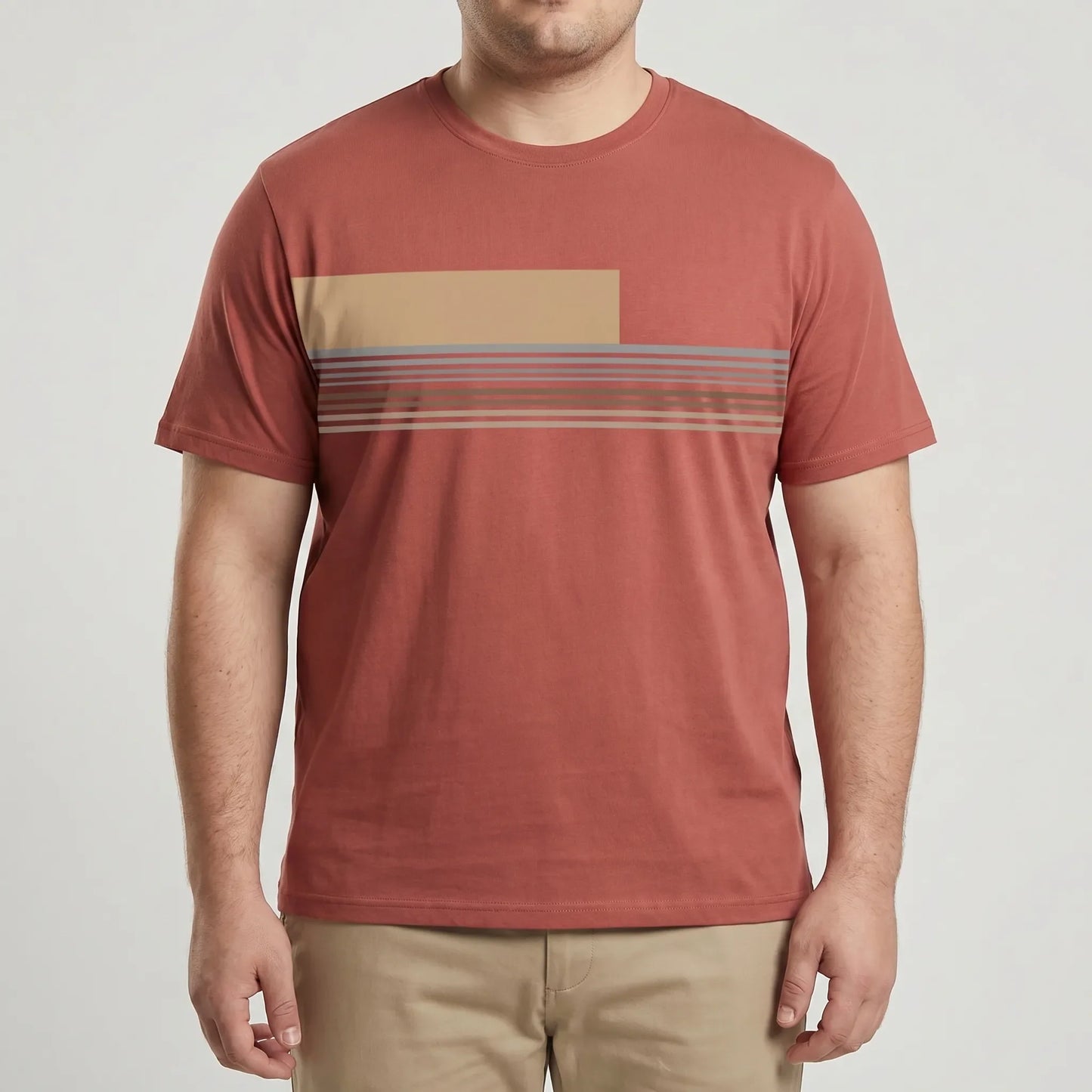 Oversize T Shirt Im Colour-Blocking-Design - Jesse