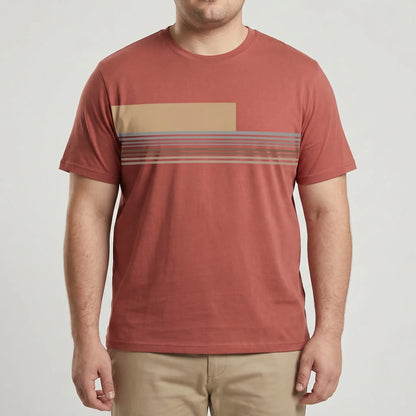 Oversize T Shirt Im Colour-Blocking-Design - Jesse