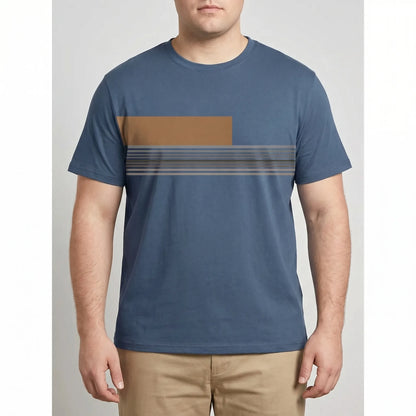 Oversize T Shirt Im Colour-Blocking-Design - Jesse