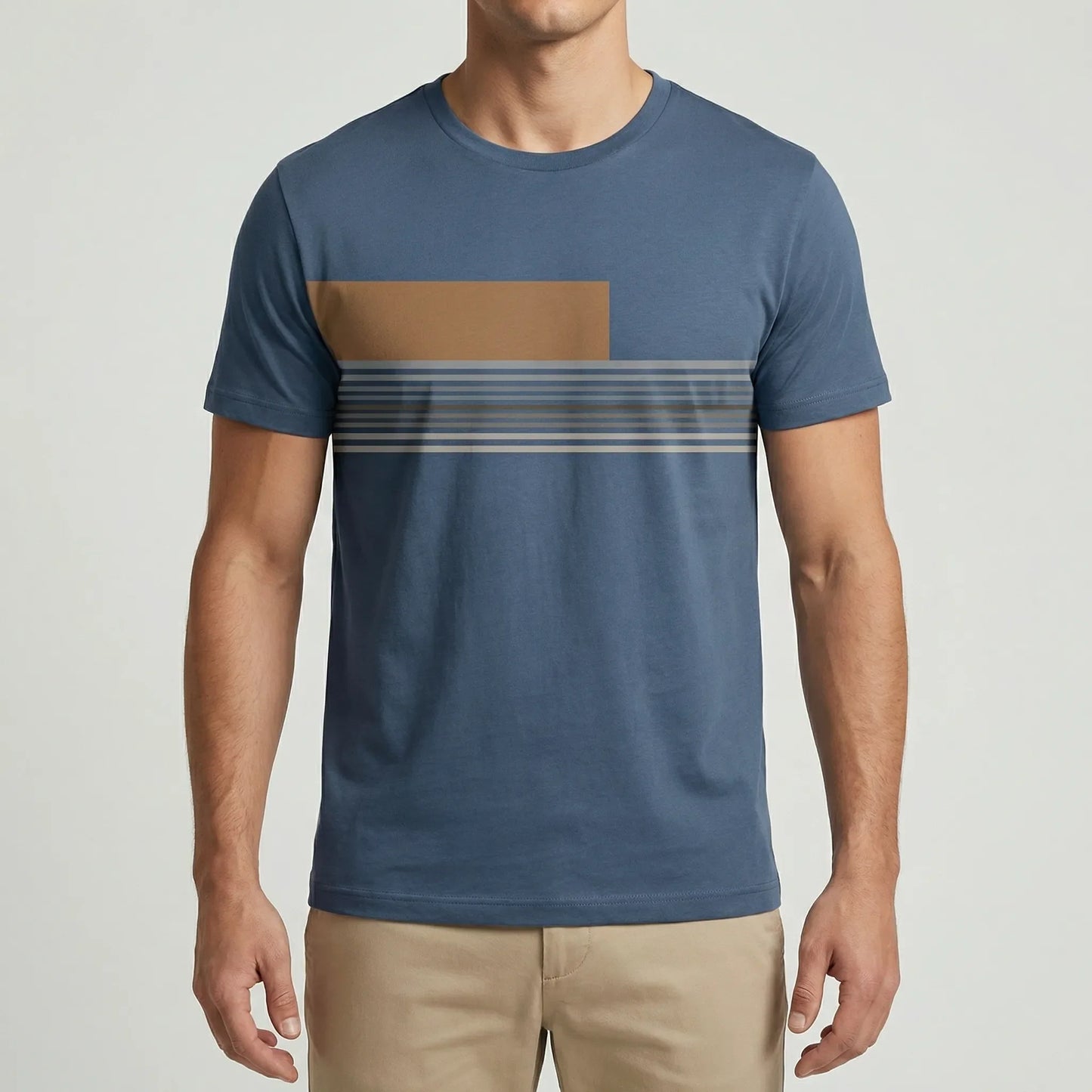 Oversize T Shirt Im Colour-Blocking-Design - Jesse
