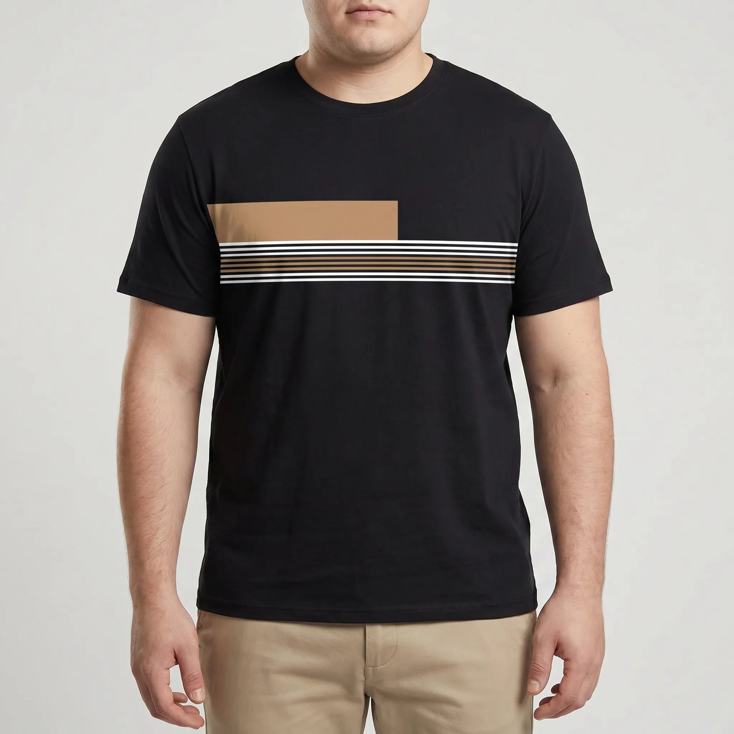 Oversize T Shirt Im Colour-Blocking-Design - Jesse