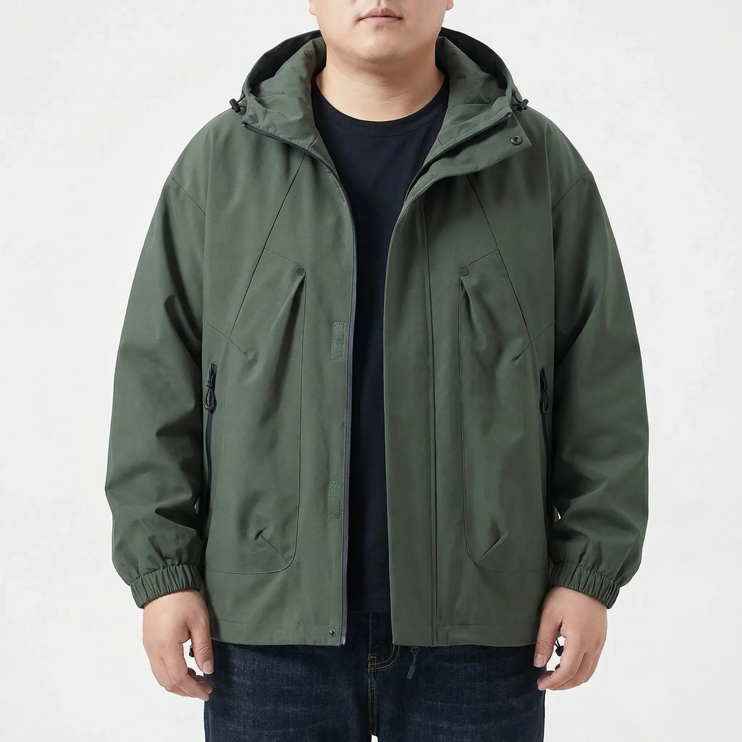 Oversize Windbreaker Jacke Mit Kapuze - Adrian