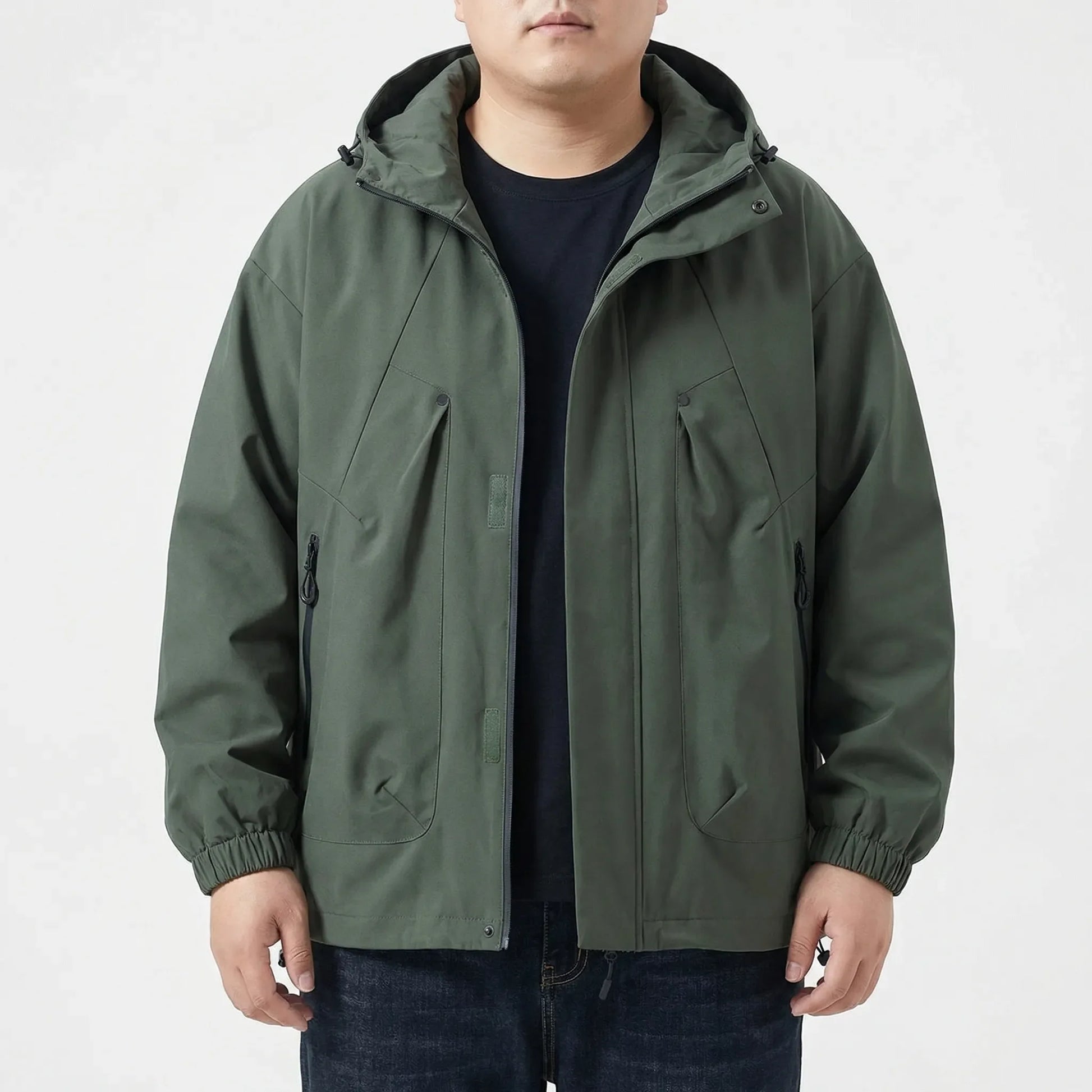 Oversize Windbreaker Jacke Mit Kapuze - Adrian