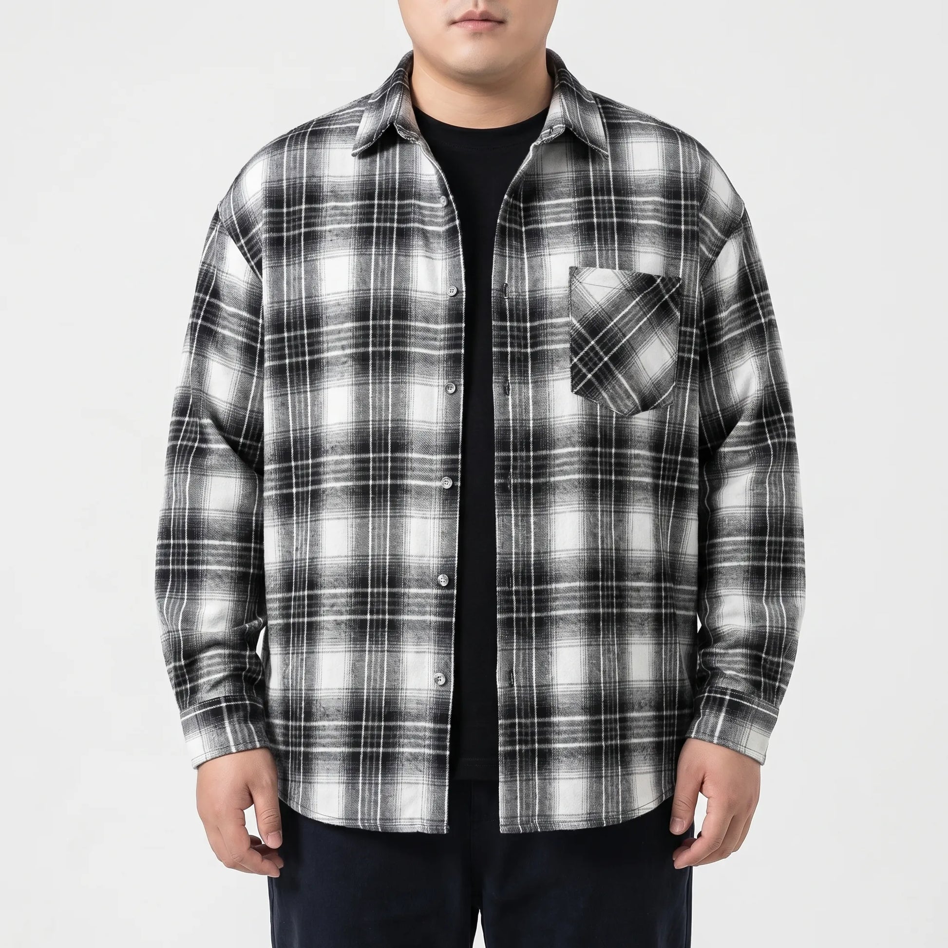 Oversized-Langarmhemd Mit Karomuster - Raymond