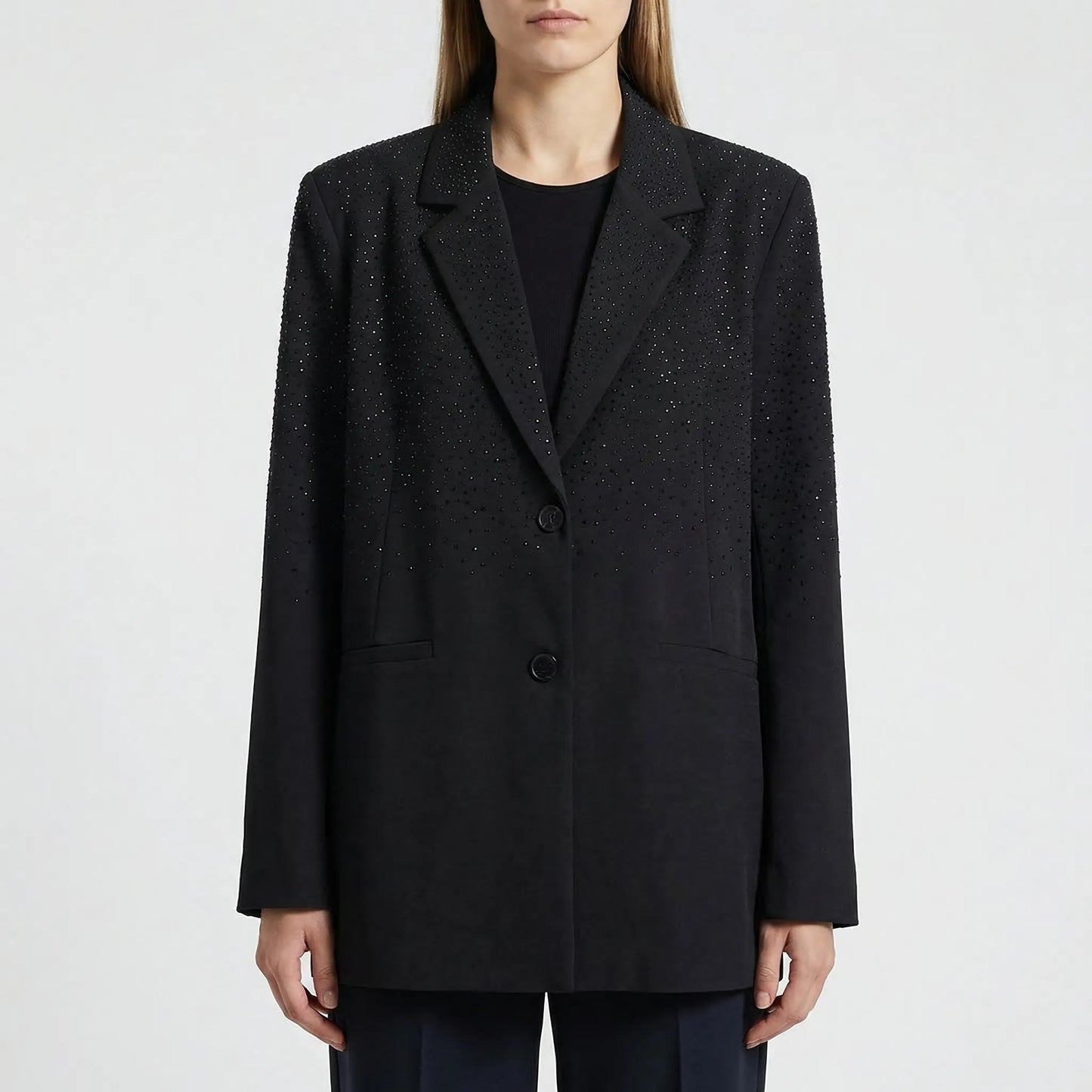 Oversized Sparkle-Detail Women's Blazer - Dianne