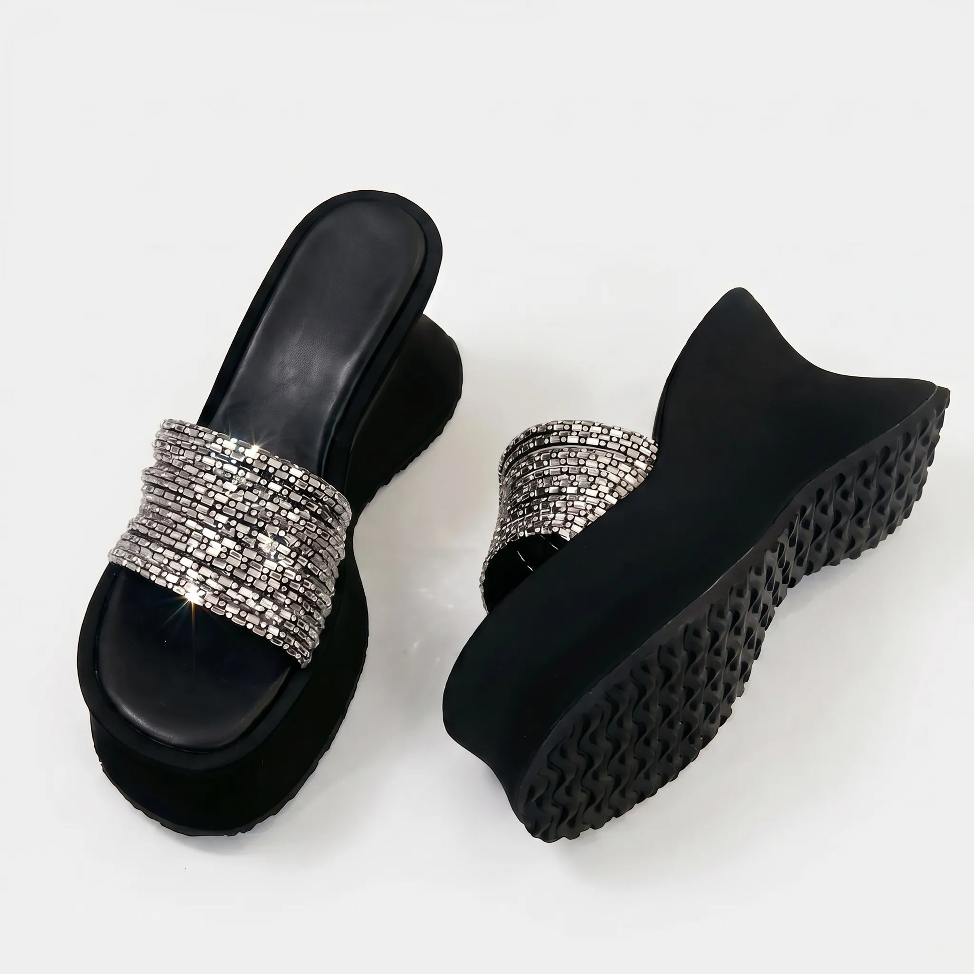 Plateau-Sandalen Mit Keilabsatz - Dianna