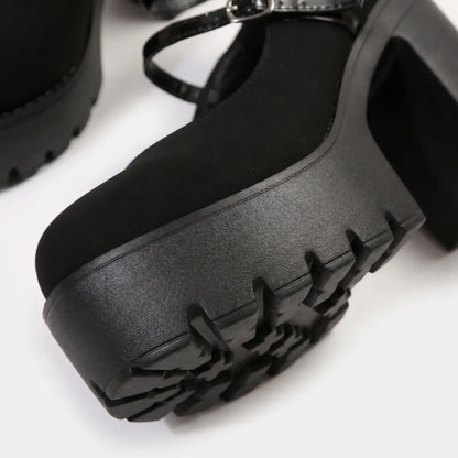 Plateau Pumps Mit Blockabsatz - Antonia
