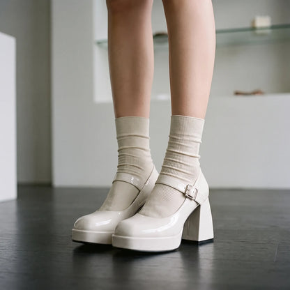 Plateau Pumps Mit Riemchen - Lynda