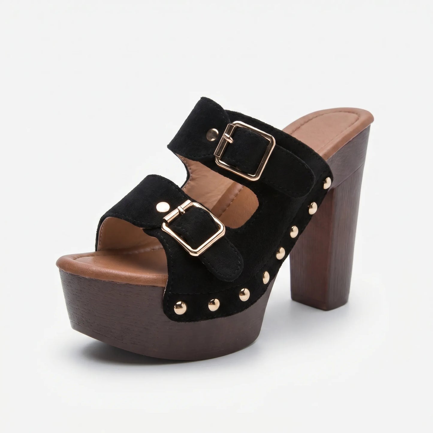 Plateau Sandalen High Heels Mit Blockabsatz - Marion