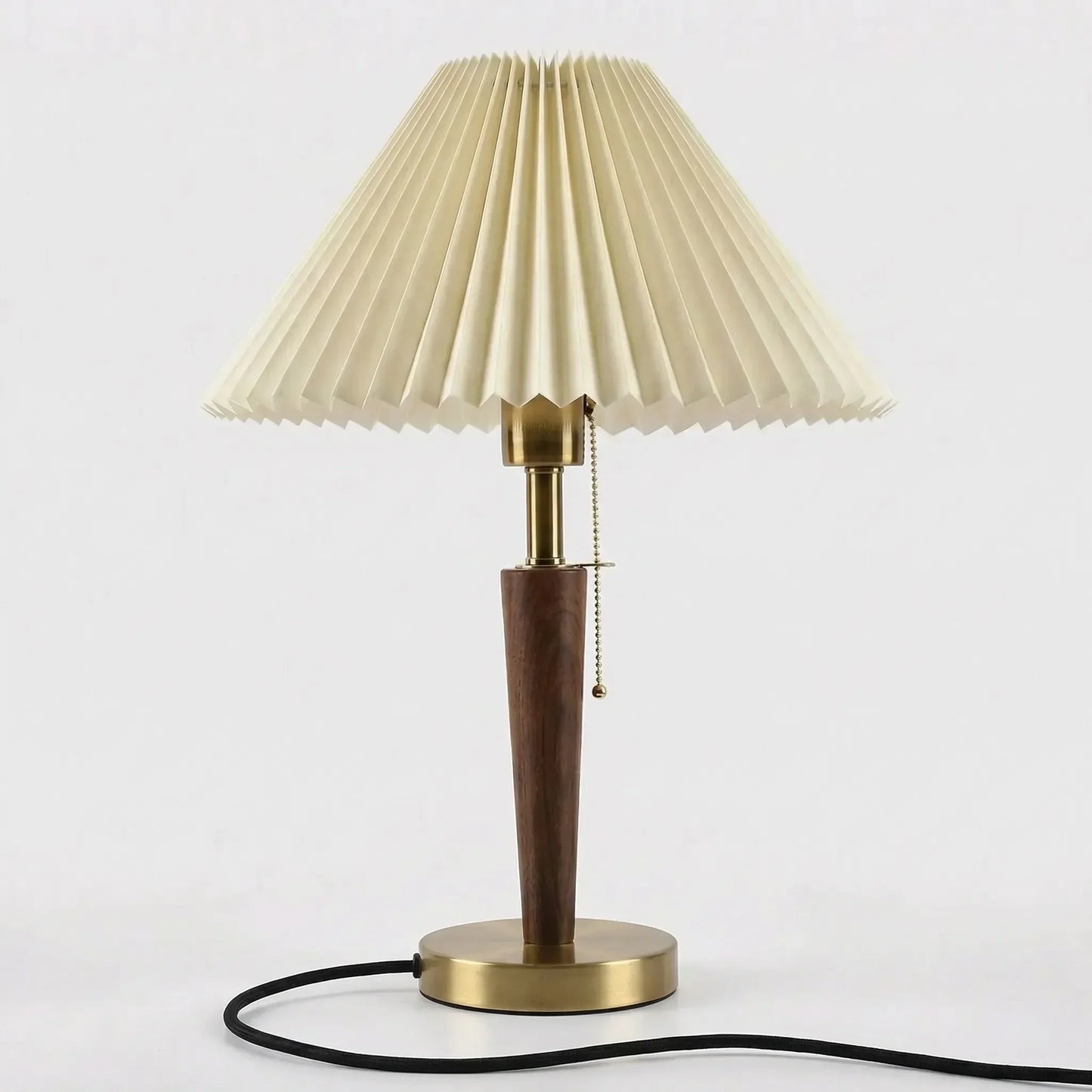 Pleated Shade Retro Table Lamp -  Plyssera