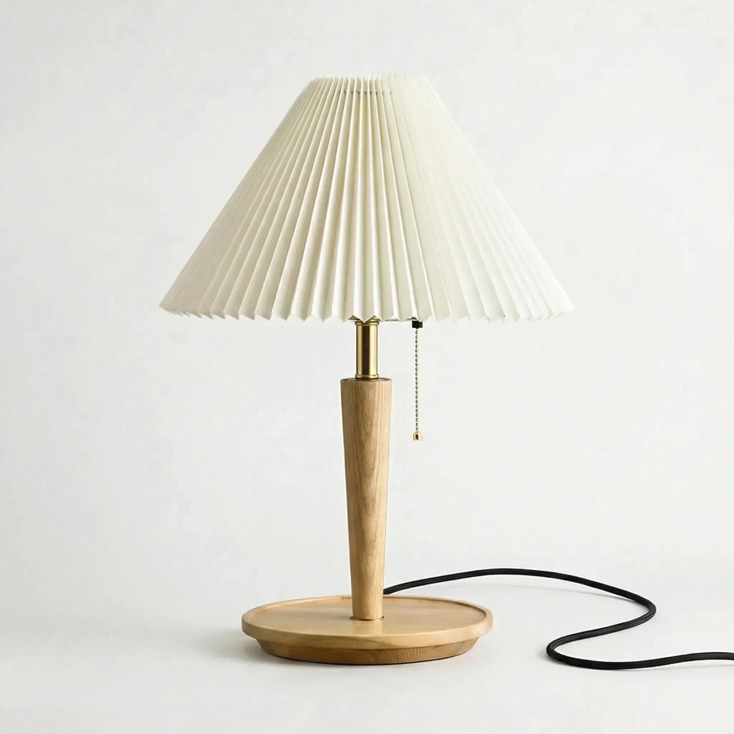 Pleated Shade Retro Table Lamp -  Plyssera