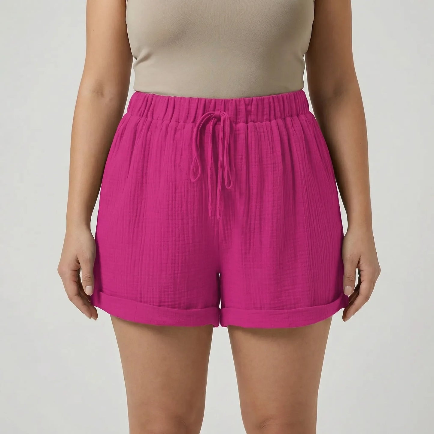 Plus-Size-Shorts Mit Lockerer Passform - Amber