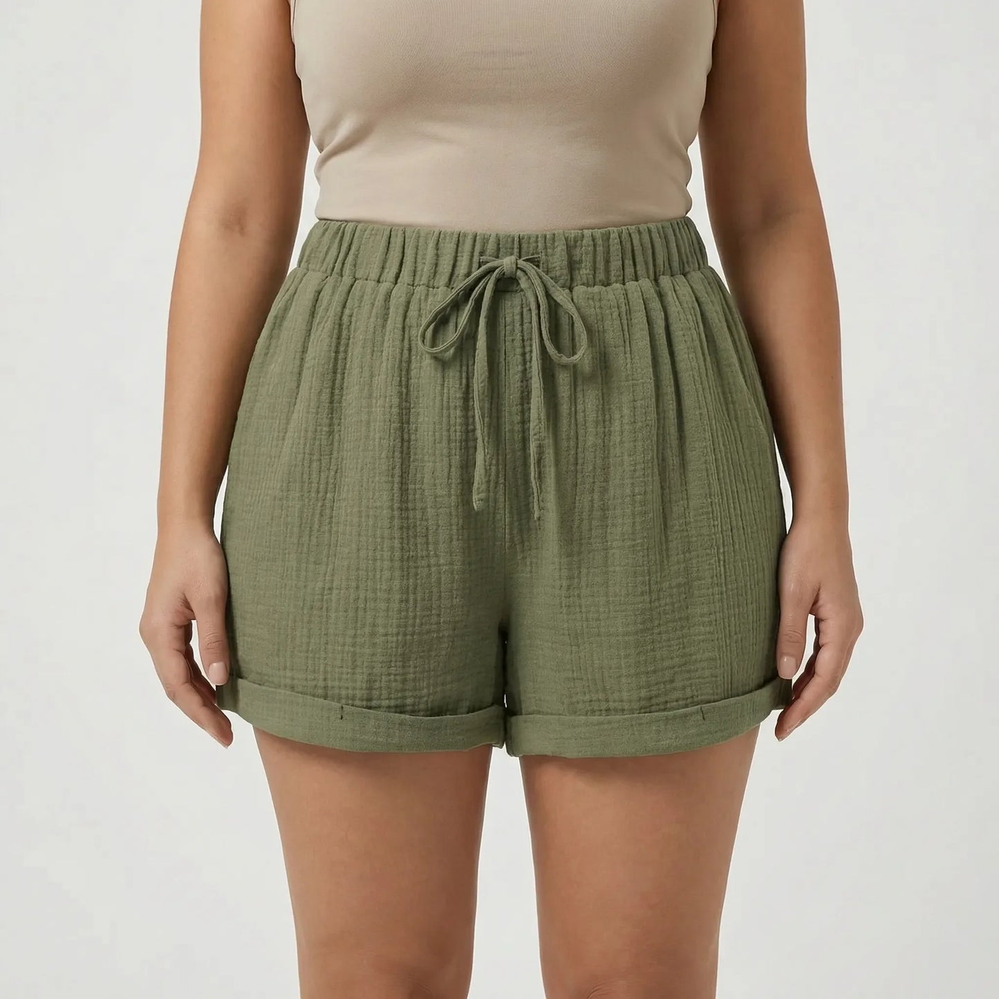 Plus-Size-Shorts Mit Lockerer Passform - Amber