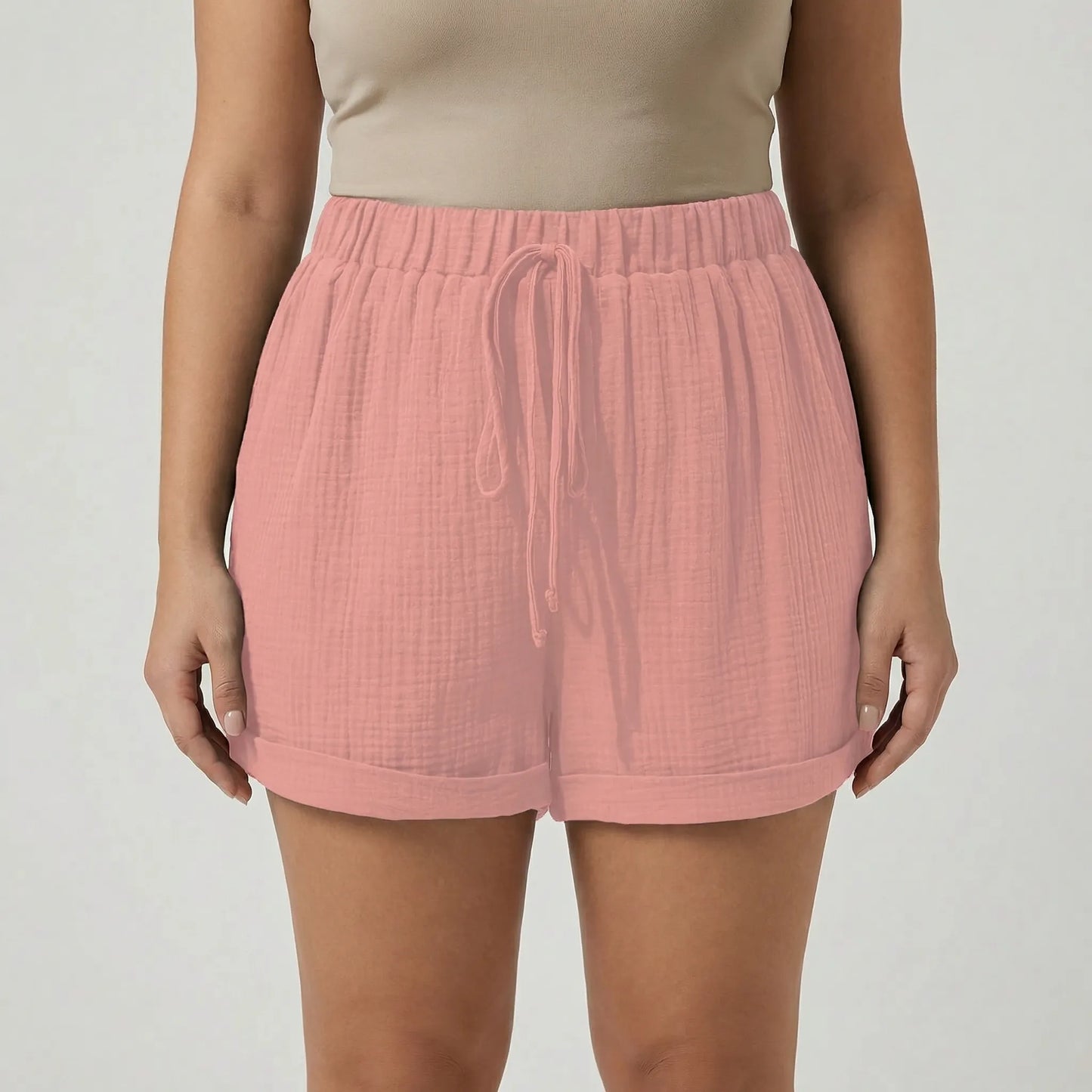 Plus-Size-Shorts Mit Lockerer Passform - Amber