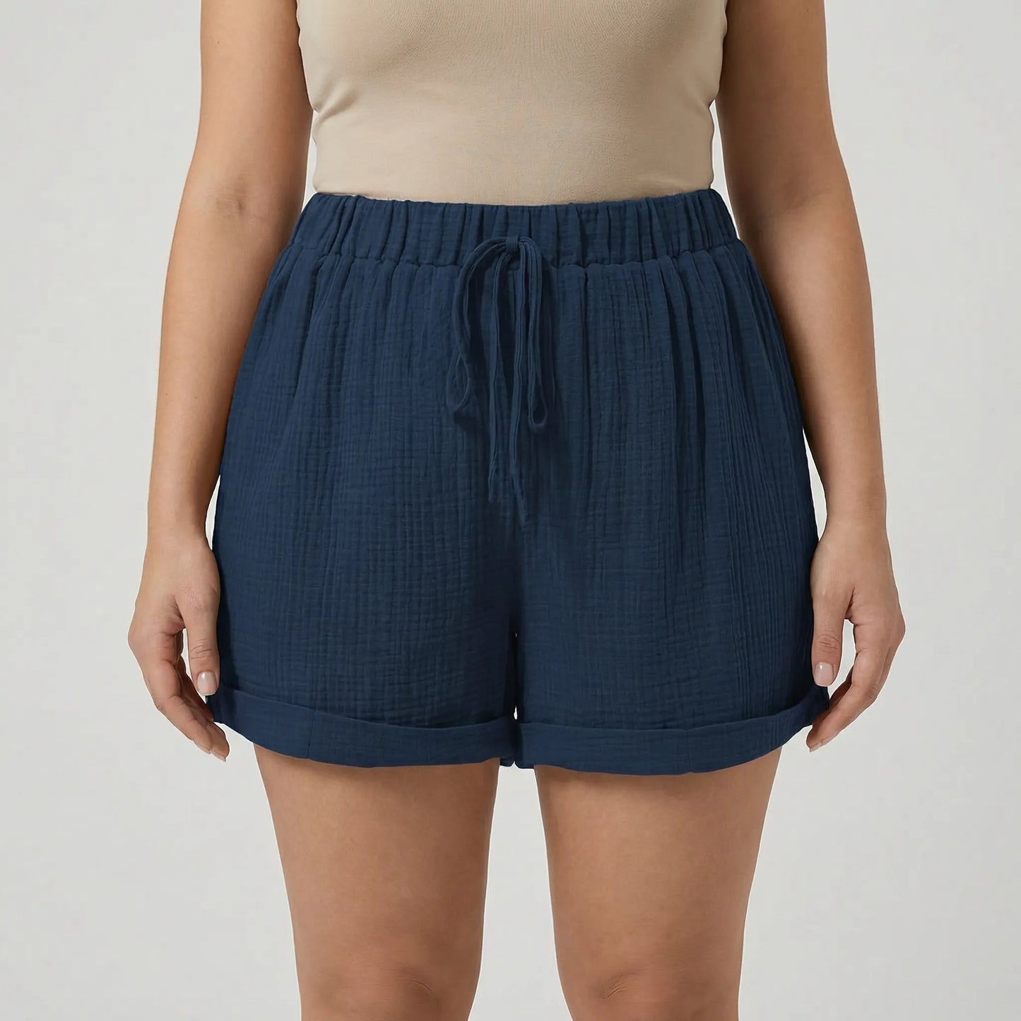 Plus-Size-Shorts Mit Lockerer Passform - Amber