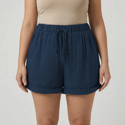 Plus-Size-Shorts Mit Lockerer Passform - Amber