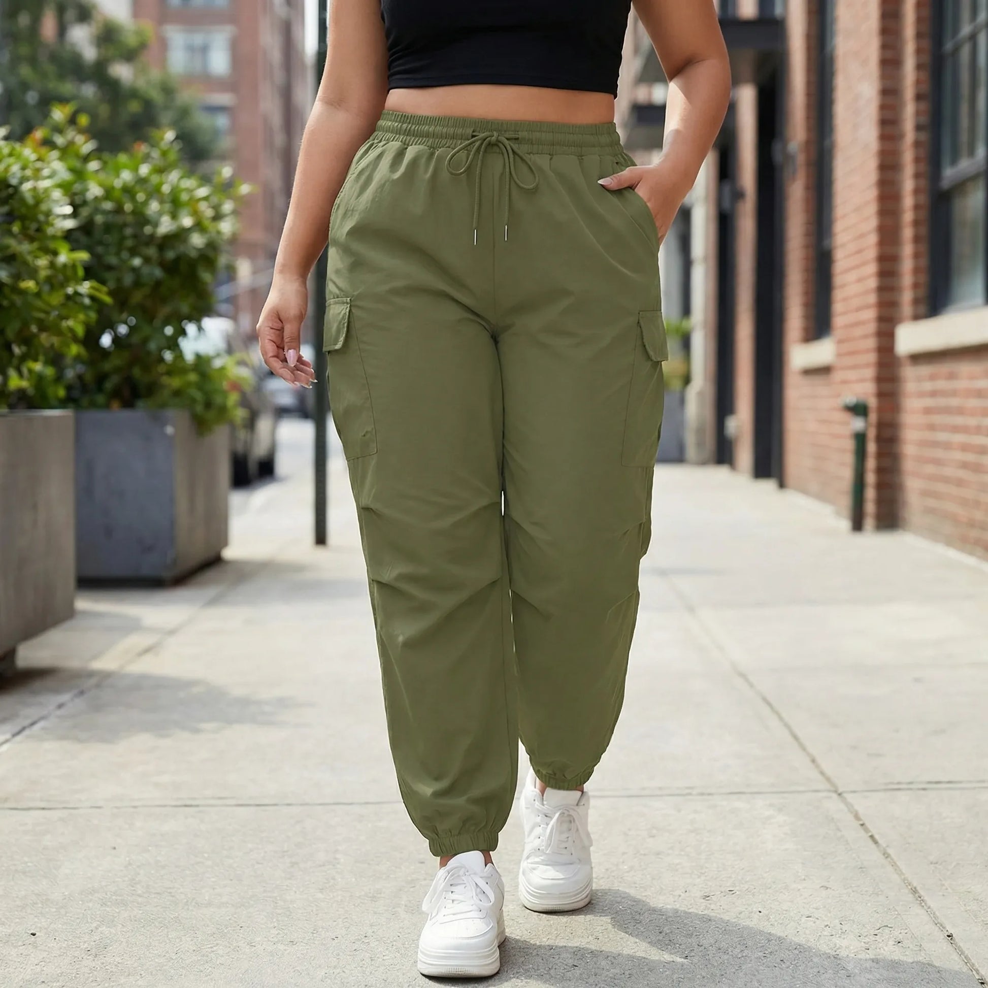 Plus-Size Cargohose Für Frauen - Terri