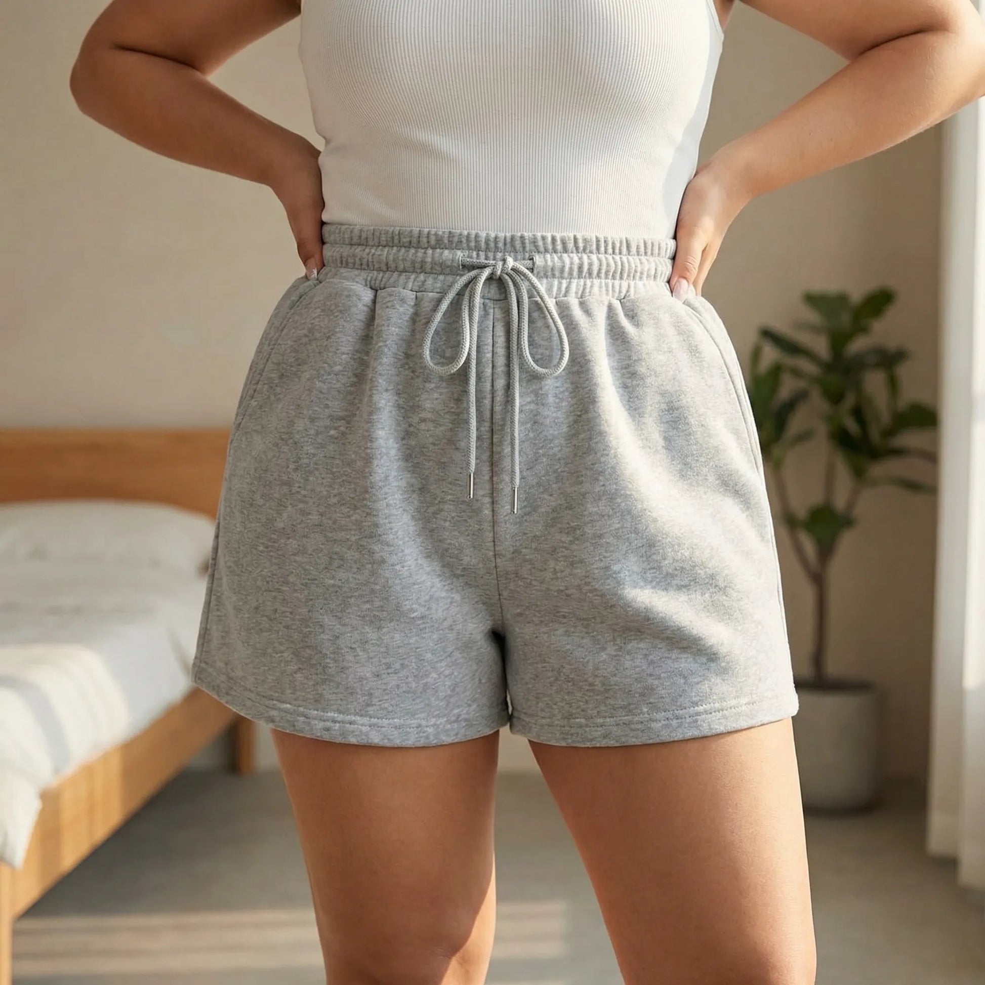 Plus-Size Damenshorts Mit Kordelzug - Anita
