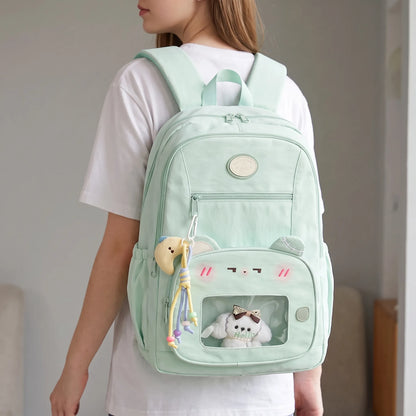 Preppy-Style Tagesrucksack - VisiTote