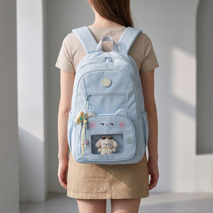 Preppy-Style Tagesrucksack - VisiTote