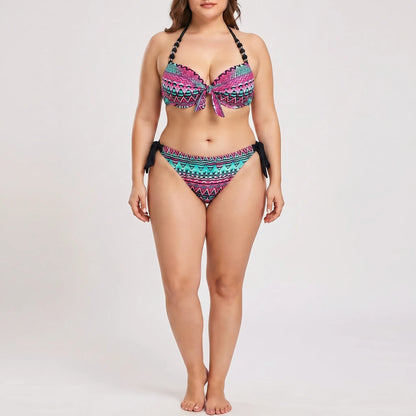 Push-Up-Bikini-Set In Plus-Size - Heidi