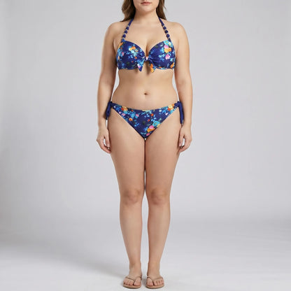 Push-Up-Bikini-Set In Plus-Size - Heidi